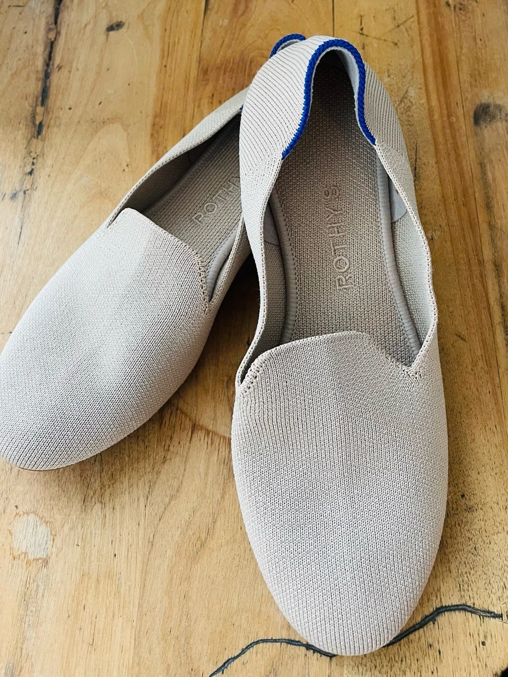 Rothy’s The Lounge Loafer in Sandstone Cream - Picture 7 of 14